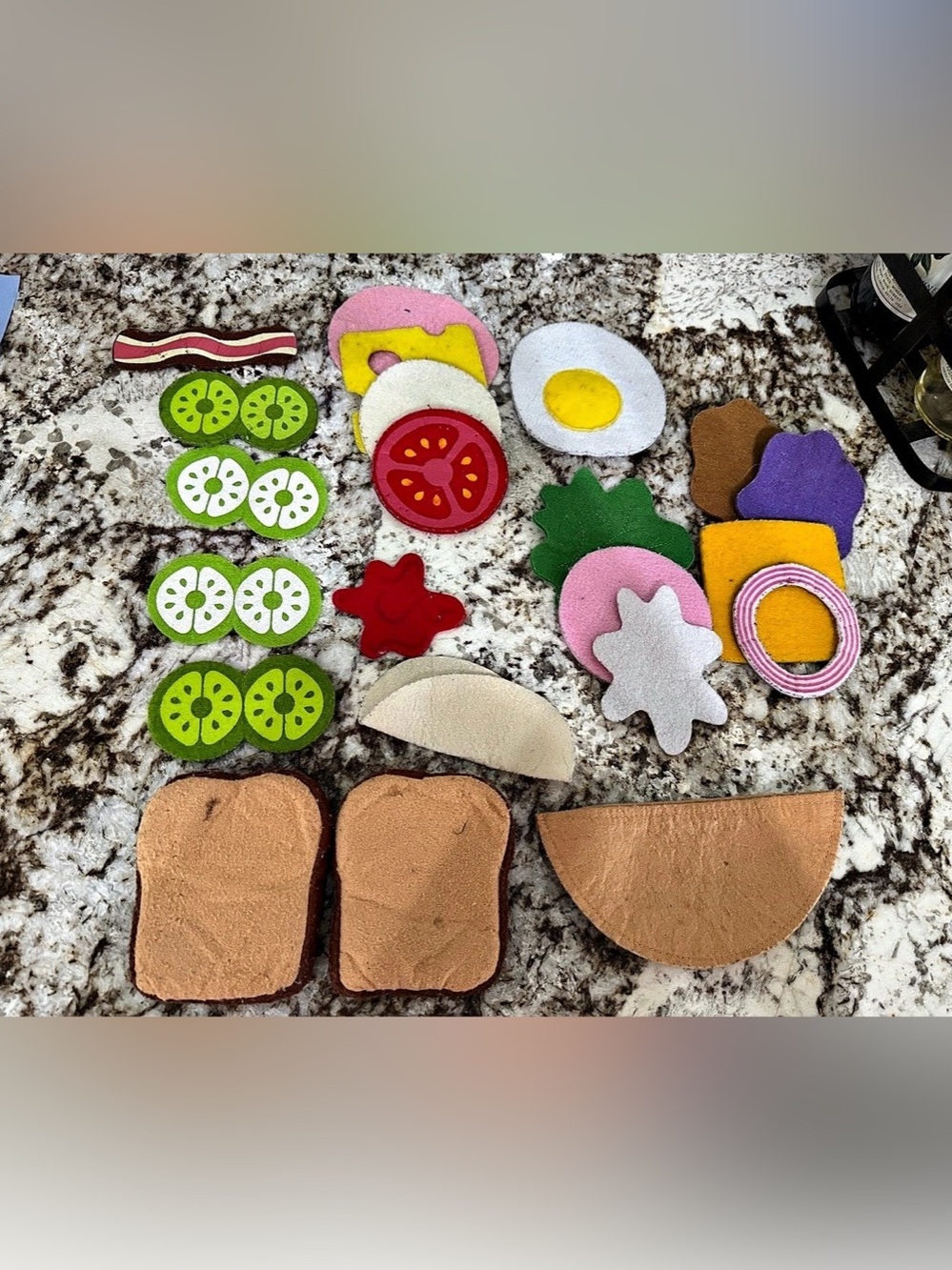 Melissa & Doug Felt Food Sandwich Set